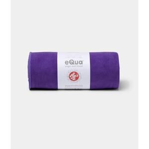 Manduka eQua 72" x 26.5" Hot Yoga Mat Towel Passion Berry